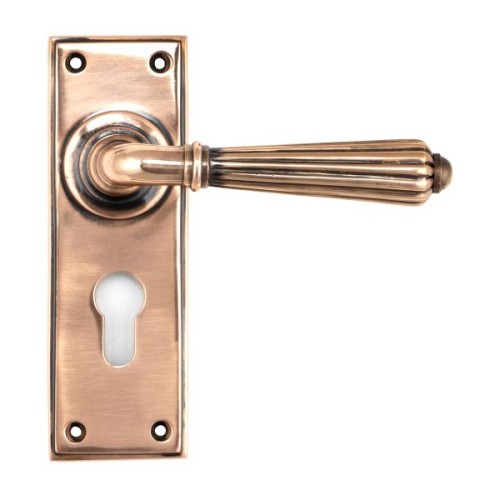 HINTON LEVER HANDLE ON BACKPLATE